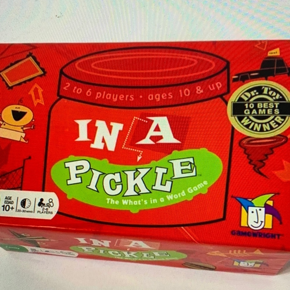 In a Pickle Word Game - Red and Green